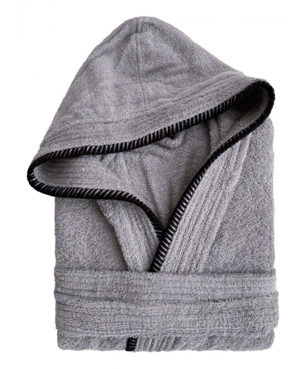 Μπουρνούζι Bath Collection BRIDGE GREY Medium Μπουρνούζια