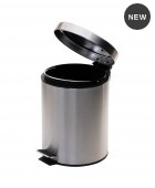 Κάδος απορριμάτων INOX (5LT) 02-0059, ESTIA Καλάθια Απορριμμάτων