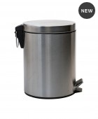 Κάδος απορριμάτων INOX (5LT) 02-0059, ESTIA Καλάθια Απορριμμάτων