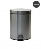 Κάδος απορριμάτων INOX (5LT) 02-0059, ESTIA Καλάθια Απορριμμάτων