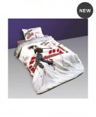 Σετ Σεντόνια Μονά Hip Hop Red 160x260 3τμχ  SB Home  Μονά