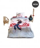 Σετ Σεντόνια Μονά Hip Hop Red 160x260 3τμχ  SB Home  Μονά