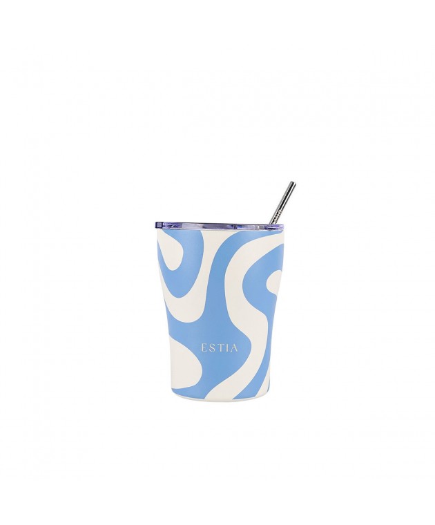 ESTIA ΘΕΡΜΟΣ COFFEE MUG SAVE THE AEGEAN 350ml OCEAN WAVES ΘΕΡΜΟΣ-ΠΑΓΟΥΡΙΑ