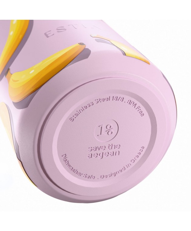 ESTIA ΘΕΡΜΟΣ FLOW  SAVE THE AEGEAN 500ml BANANA MOOD ΘΕΡΜΟΣ-ΠΑΓΟΥΡΙΑ