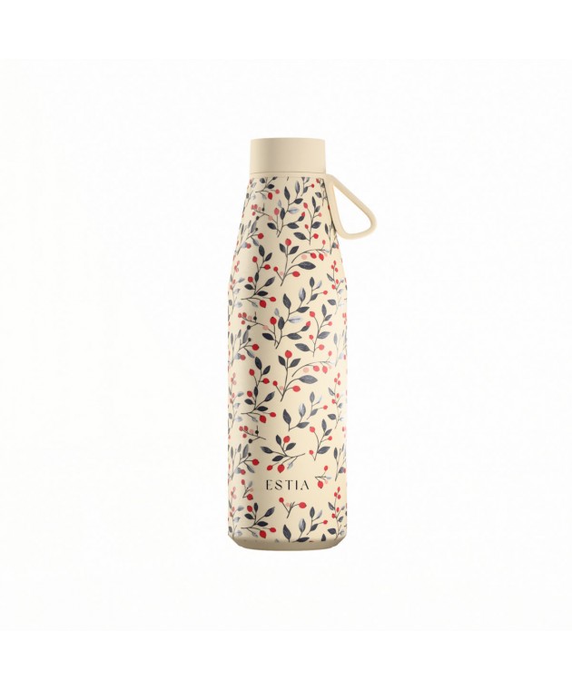 ESTIA ΘΕΡΜΟΣ FLOW  SAVE THE AEGEAN 500ml BLOOM BEIGE ΘΕΡΜΟΣ-ΠΑΓΟΥΡΙΑ
