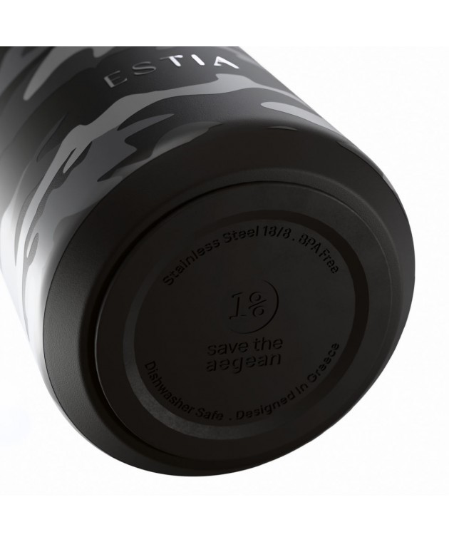ESTIA ΘΕΡΜΟΣ FLOW  SAVE THE AEGEAN 500ml DARK CAMO