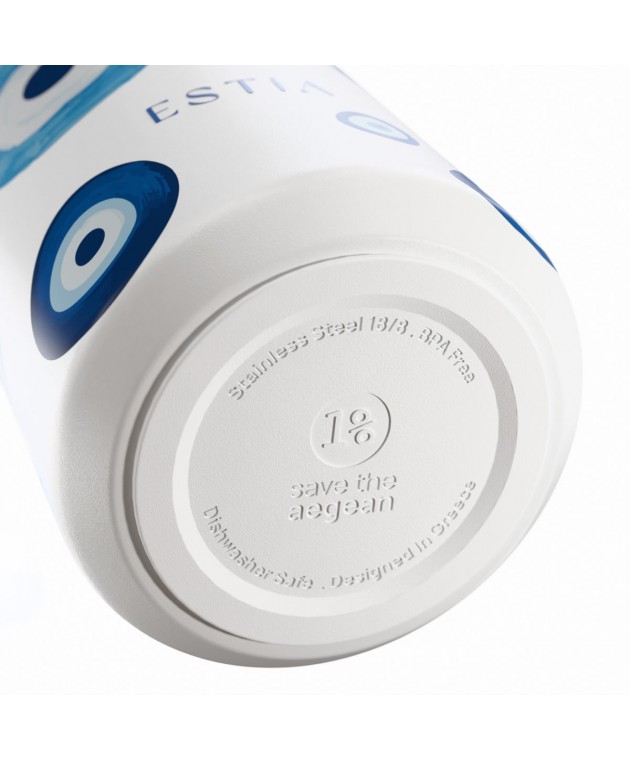 ESTIA ΘΕΡΜΟΣ FLOW  SAVE THE AEGEAN 500ml SPIRIT OF LUCK ΘΕΡΜΟΣ-ΠΑΓΟΥΡΙΑ