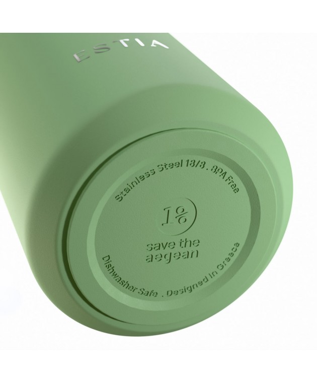 ESTIA ΘΕΡΜΟΣ FLOW  SAVE THE AEGEAN 800ml PINE ΘΕΡΜΟΣ-ΠΑΓΟΥΡΙΑ