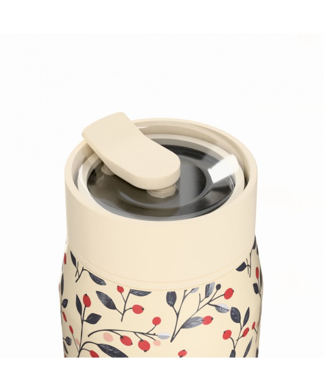 ESTIA ΘΕΡΜΟΣ LENS SAVE THE AEGEAN 360ml BLOOM BEIGE ΘΕΡΜΟΣ-ΠΑΓΟΥΡΙΑ