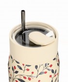 ESTIA ΘΕΡΜΟΣ LENS SAVE THE AEGEAN 360ml BLOOM BEIGE ΘΕΡΜΟΣ-ΠΑΓΟΥΡΙΑ