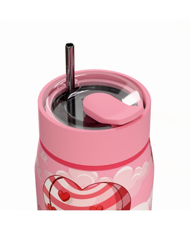 ESTIA ΘΕΡΜΟΣ LENS SAVE THE AEGEAN 360ml BLUSH POP ΘΕΡΜΟΣ-ΠΑΓΟΥΡΙΑ