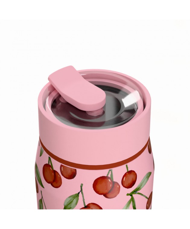 ESTIA ΘΕΡΜΟΣ LENS SAVE THE AEGEAN 360ml CHERRY ROSE Παγούρια-Θερμός