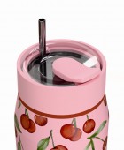 ESTIA ΘΕΡΜΟΣ LENS SAVE THE AEGEAN 360ml CHERRY ROSE Παγούρια-Θερμός