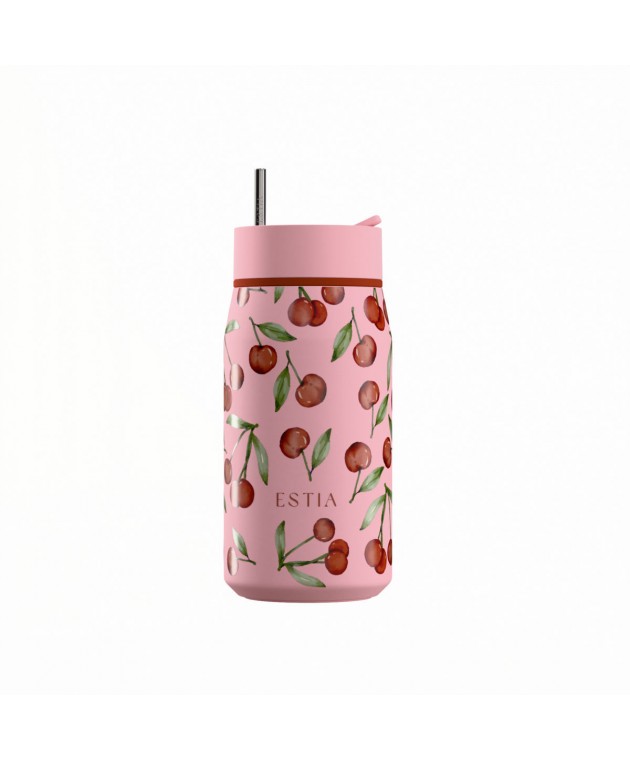 ESTIA ΘΕΡΜΟΣ LENS SAVE THE AEGEAN 360ml CHERRY ROSE Παγούρια-Θερμός