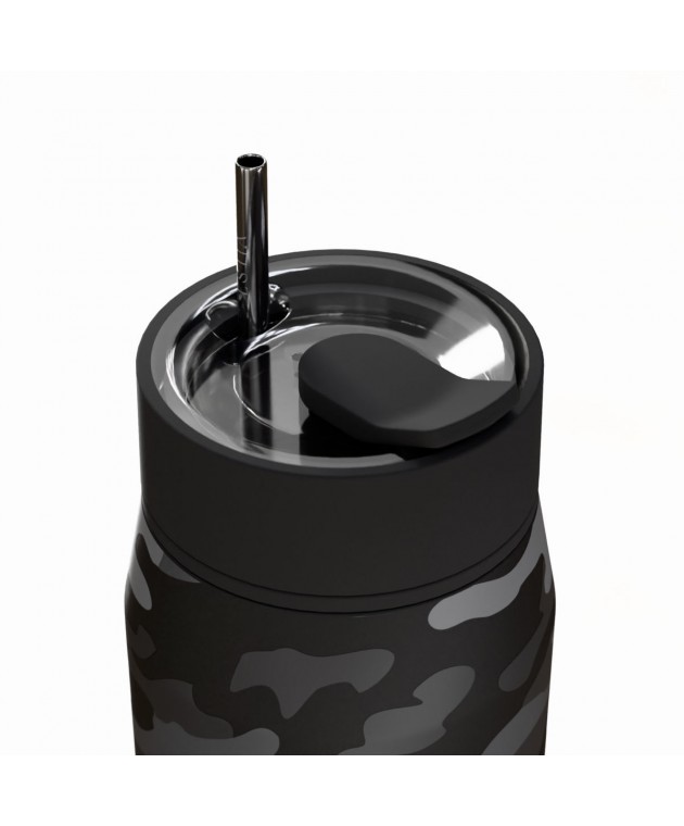 ESTIA ΘΕΡΜΟΣ LENS SAVE THE AEGEAN 360ml DARK CAMO ΘΕΡΜΟΣ-ΠΑΓΟΥΡΙΑ