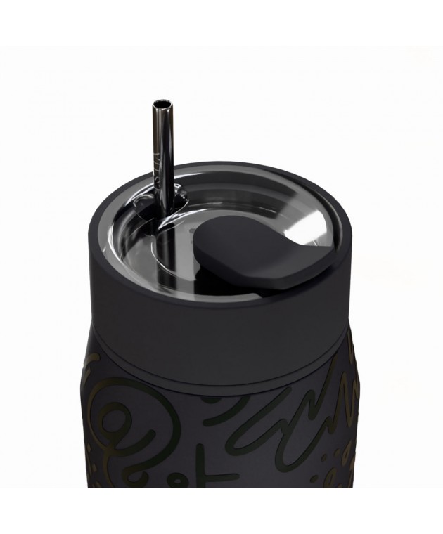 ESTIA ΘΕΡΜΟΣ LENS SAVE THE AEGEAN 360ml NOIR ECHO ΘΕΡΜΟΣ-ΠΑΓΟΥΡΙΑ