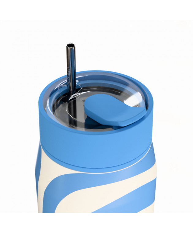 ESTIA ΘΕΡΜΟΣ LENS SAVE THE AEGEAN 360ml OCEAN WAVES ΘΕΡΜΟΣ-ΠΑΓΟΥΡΙΑ