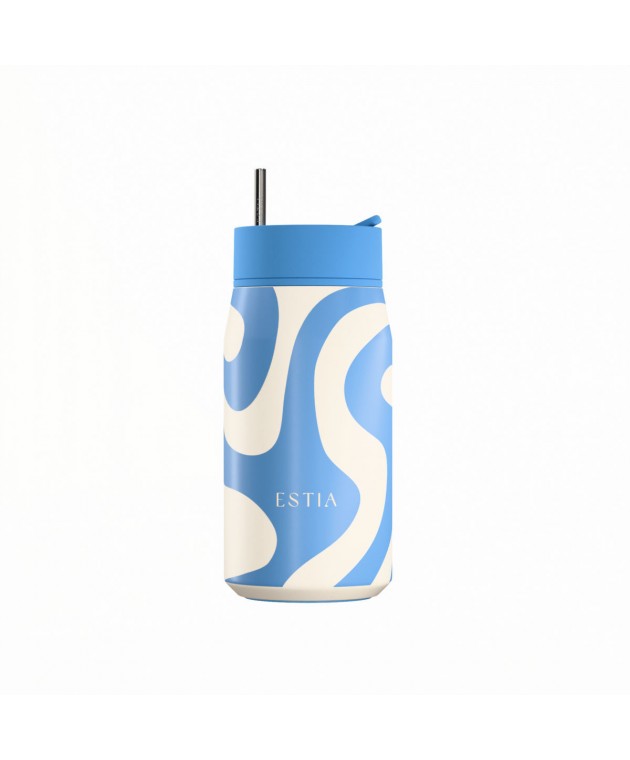 ESTIA ΘΕΡΜΟΣ LENS SAVE THE AEGEAN 360ml OCEAN WAVES ΘΕΡΜΟΣ-ΠΑΓΟΥΡΙΑ