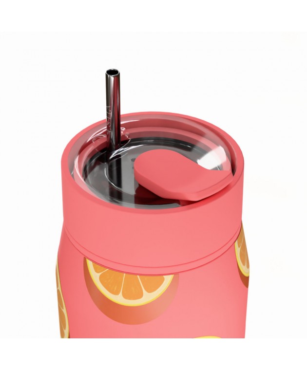 ESTIA ΘΕΡΜΟΣ LENS SAVE THE AEGEAN 360ml ORANGE POP