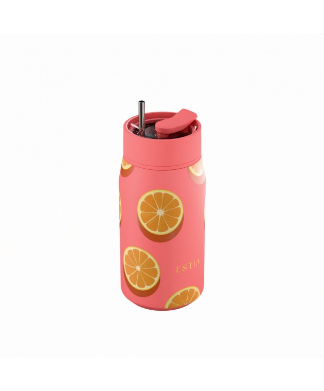 ESTIA ΘΕΡΜΟΣ LENS SAVE THE AEGEAN 360ml ORANGE POP