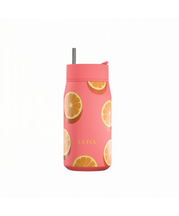 ESTIA ΘΕΡΜΟΣ LENS SAVE THE AEGEAN 360ml ORANGE POP