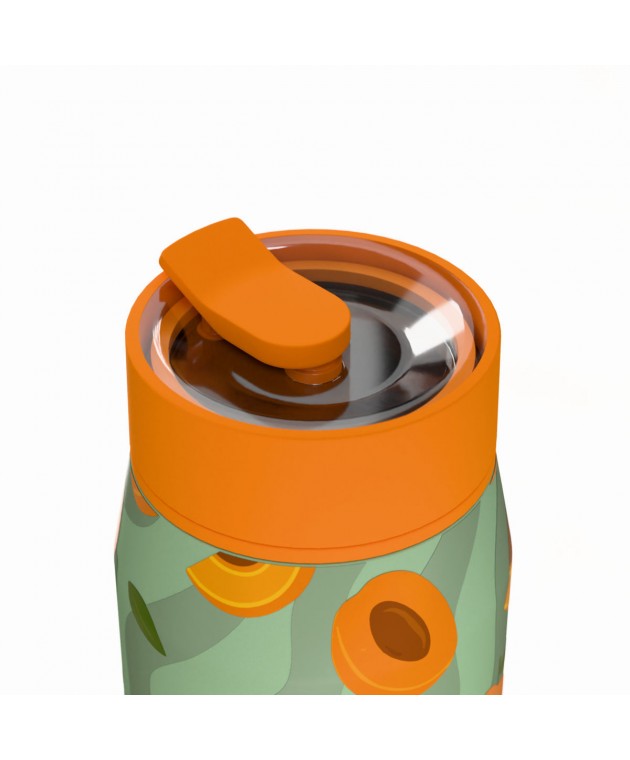 ESTIA ΘΕΡΜΟΣ LENS SAVE THE AEGEAN 360ml PEACH GARDEN ΘΕΡΜΟΣ-ΠΑΓΟΥΡΙΑ