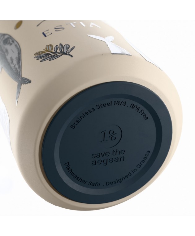 ESTIA ΘΕΡΜΟΣ LENS SAVE THE AEGEAN 360ml SALT LIFE ΘΕΡΜΟΣ-ΠΑΓΟΥΡΙΑ