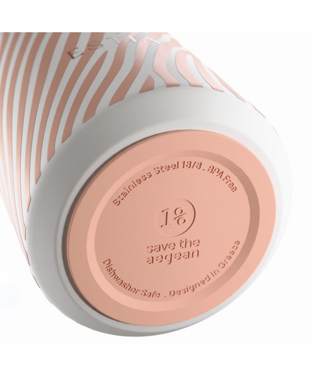 ESTIA ΘΕΡΜΟΣ LENS SAVE THE AEGEAN 360ml SOFT RIPPLE ΘΕΡΜΟΣ-ΠΑΓΟΥΡΙΑ