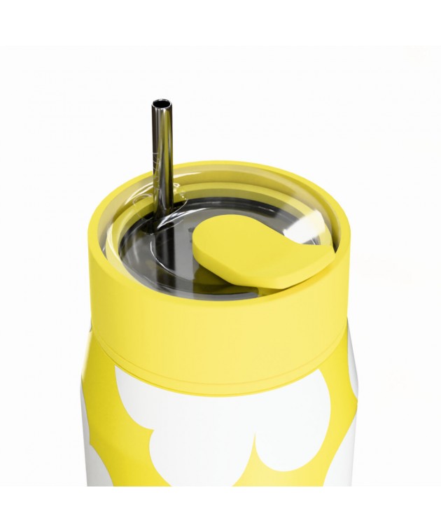 ESTIA ΘΕΡΜΟΣ LENS SAVE THE AEGEAN 360ml YELLOW DAISY ΘΕΡΜΟΣ-ΠΑΓΟΥΡΙΑ