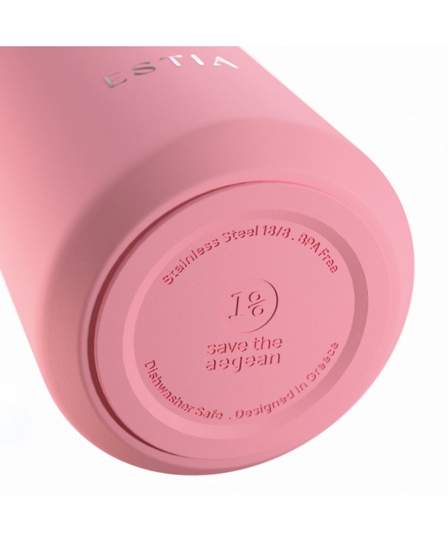 ESTIA ΘΕΡΜΟΣ PULSE SAVE THE AEGEAN 800ml ROSE ΘΕΡΜΟΣ-ΠΑΓΟΥΡΙΑ