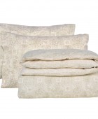 DAS HOME ΣΕΤ ΠΑΠΛΩΜΑΤΟΘΗΚΗ ΜΟΝΗ HAPPY FLANNEL 9640 BEIGE, TAUPE 160Χ240 Παπλωματοθήκες  Μονές Φανελένιες