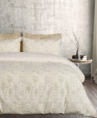 DAS HOME ΣΕΤ ΠΑΠΛΩΜΑΤΟΘΗΚΗ ΜΟΝΗ HAPPY FLANNEL 9640 BEIGE, TAUPE 160Χ240 Παπλωματοθήκες  Μονές Φανελένιες