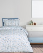 DAS KIDS ΣΕΤ ΣΕΝΤΟΝΙΑ ΜΟΝΑ 4918 BLUE, OCHRE, WHITE 170Χ240 Παιδικά