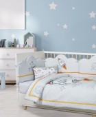 DAS BABY ΠΑΝΤΑ ΚΟΥΝΙΑΣ FUN DIGITAL PRINT 4877 ΓΚΡΙ, ΚΙΤΡΙΝΟ, ΜΠΛΕ 45Χ195 Βρεφικές Πάντες Κούνιας