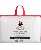 GREENWICH POLO CLUB ΜΑΞΙΛΑΡΙ MEMORY FOAM 60Χ40 2341 WHITE Μαξιλάρια  Ανατομικά