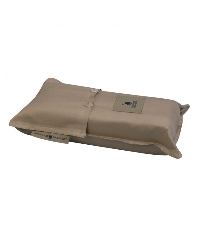 GREENWICH POLO CLUB ΣΕΝΤΟΝΙ ΥΠΕΡΔΙΠΛΟ 240*270 GREY TAUPE 2258 GREY, TAUPE Σεντόνια Μεμονωμένα Υπέρδιπλα