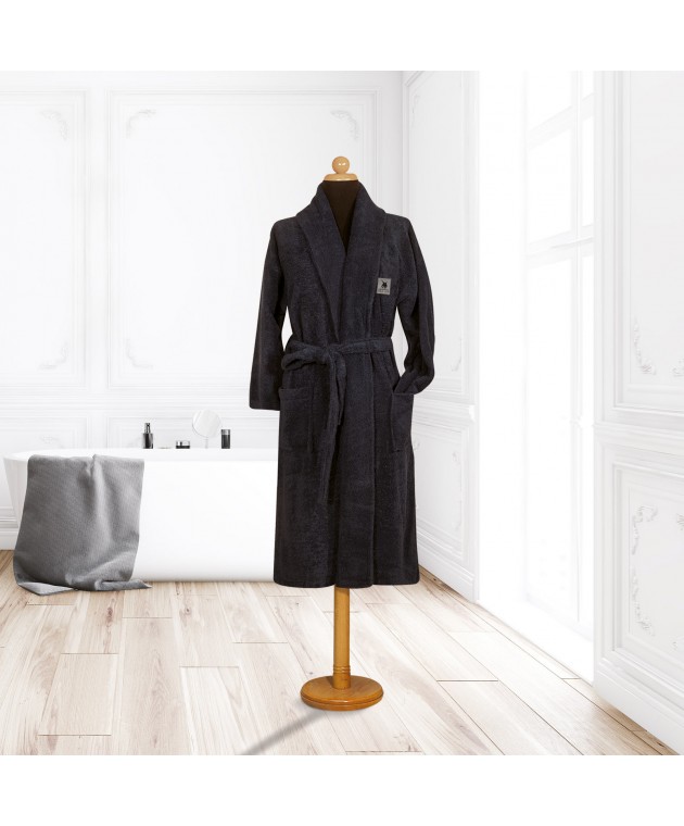 GREENWICH POLO CLUB ΜΠΟΥΡΝΟΥΖΙ XX-LARGE BLACK 3204 BLACK Μπουρνούζια