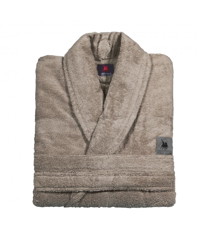 GREENWICH POLO CLUB ΜΠΟΥΡΝΟΥΖΙ X-LARGE DUSTY TAUPE 3202 TAUPE Μπουρνούζια