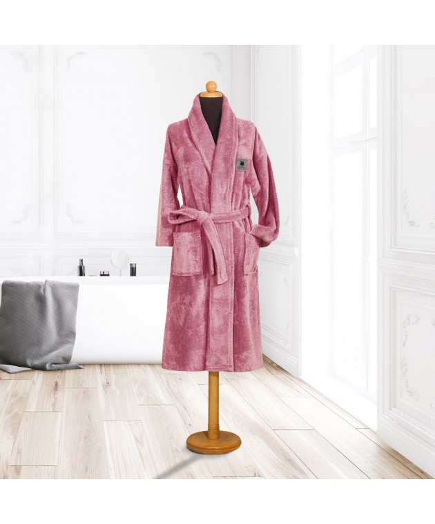 GREENWICH POLO CLUB ΜΠΟΥΡΝΟΥΖΙ LARGE DUSTY PINK 3207 PINK Μπουρνούζια