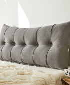 ΜΑΞΙΛΑΡΙ ΓΙΑ ΚΕΦΑΛΑΡΙ ΚΡΕΒΑΤΙΟΥ AZURE TAUPE (150Χ60) Μαξιλάρια Για Κεφαλάρι
