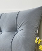 ΜΑΞΙΛΑΡΙ ΓΙΑ ΚΕΦΑΛΑΡΙ ΚΡΕΒΑΤΙΟΥ AZURE GREY (150Χ60) Μαξιλάρια Για Κεφαλάρι