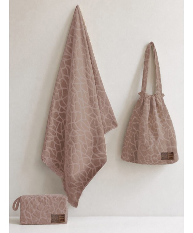 Τσάντα Θαλάσσης Beach Collection PD BROWN 40x45x20 Τσάντες Θαλάσσης