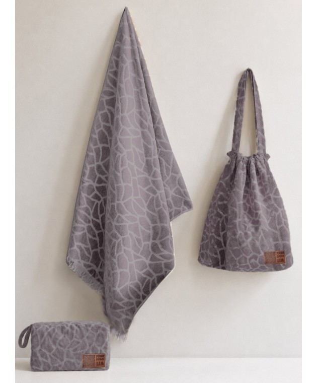 Τσάντα Θαλάσσης Beach Collection PD GREY 40x45x20 Τσάντες Θαλάσσης