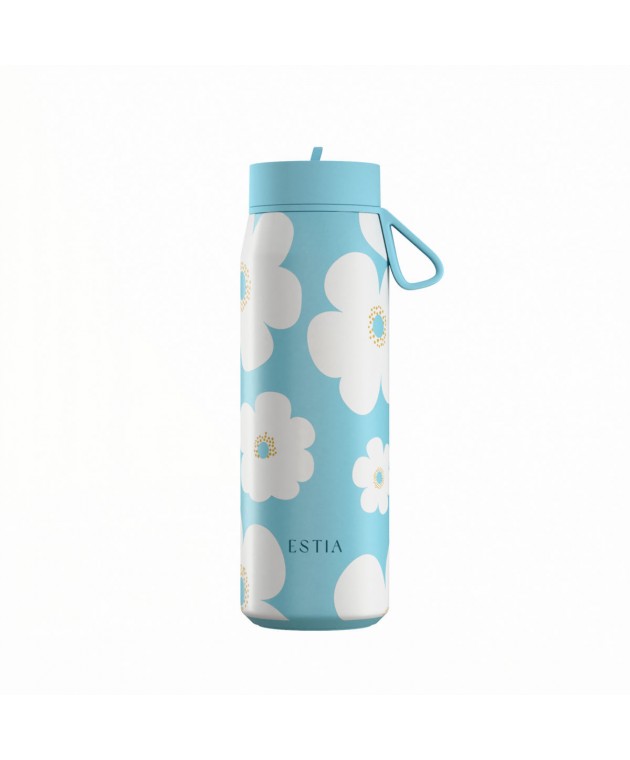 ESTIA ΘΕΡΜΟΣ PULSE  SAVE THE AEGEAN 500ml BLUE DAISY ΘΕΡΜΟΣ-ΠΑΓΟΥΡΙΑ