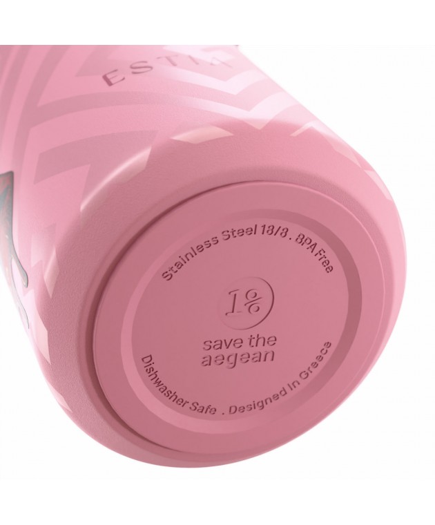 ESTIA ΘΕΡΜΟΣ PULSE  SAVE THE AEGEAN 500ml BLUSH POP ΘΕΡΜΟΣ-ΠΑΓΟΥΡΙΑ