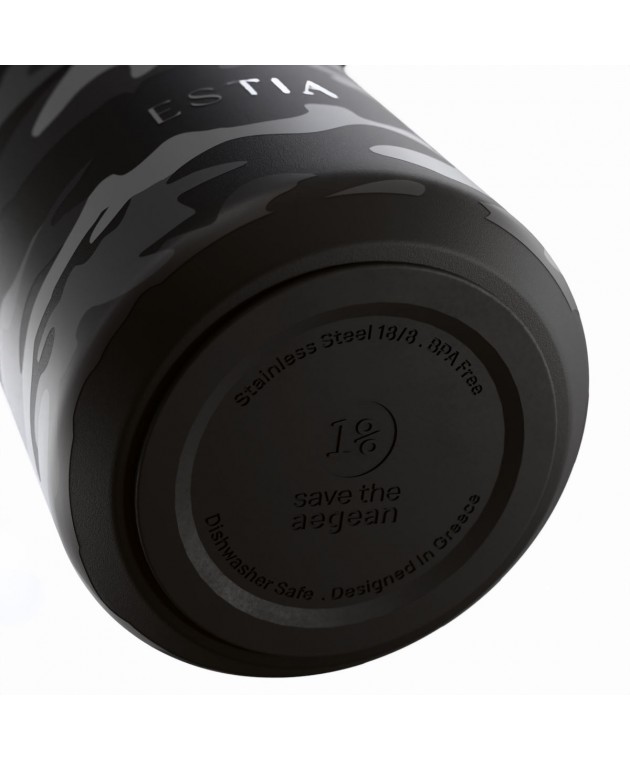 ESTIA ΘΕΡΜΟΣ PULSE  SAVE THE AEGEAN 500ml DARK CAMO ΘΕΡΜΟΣ-ΠΑΓΟΥΡΙΑ