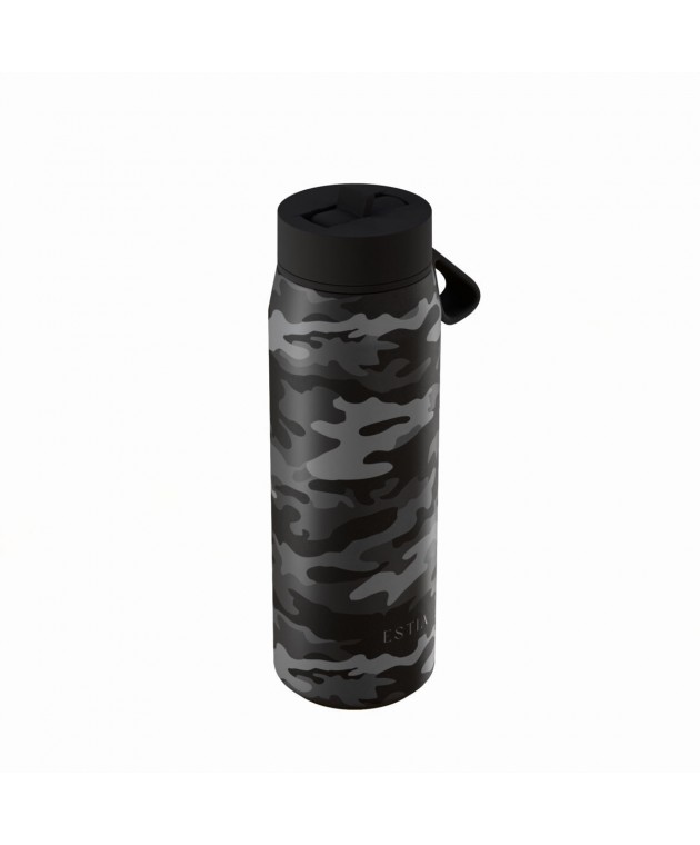 ESTIA ΘΕΡΜΟΣ PULSE  SAVE THE AEGEAN 500ml DARK CAMO ΘΕΡΜΟΣ-ΠΑΓΟΥΡΙΑ