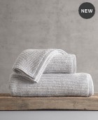 Πετσέτα προσώπου (50Χ90) OPERA SOFT GREY, RYTHMOS HOME Πετσέτες Mπάνιου