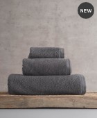 Πετσέτα χεριών (30Χ50) ESSENCE DARK GREY, RYTHMOS HOME Πετσέτες Mπάνιου