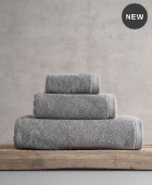 Πετσέτα χεριών (30Χ50) ESSENCE GREY, RYTHMOS HOME Πετσέτες Mπάνιου